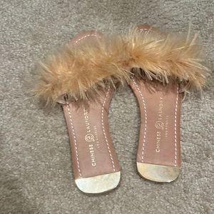 Chinese laundry feather sandals size 6.5